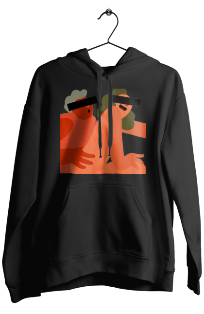 Чоловіче худі з принтом "Кохання та прихована камера". Prikol, smex, гумор, дружба, жуйка, любов, мир, нас не впізнають, прихована камера, секс. 2070702