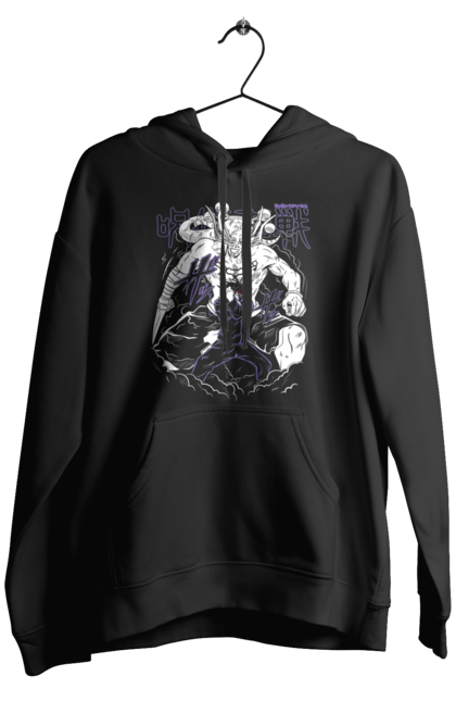 Men's hoodie with prints Jujutsu Kaisen Megumi. Anime, dark fantasy, fushiguro, fushiguro megumi, jujutsu kaisen, magic battle, manga, megumi, mystic. 2070702