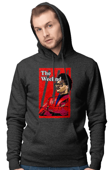 Men's hoodie with prints The Weeknd. Actor, producer, singer, tesfaye, weeknd. 2070702