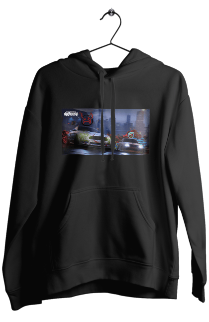 Men`s hoodie with prints Need for Speed Unbound. Heat, need, need for speed, nfs, speed, unbound. 2070702
