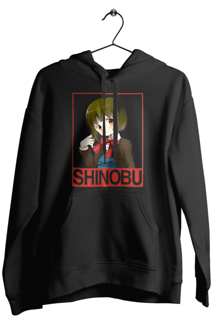 Men's hoodie with prints Kiniro Mosaic Shinobu Omiya. Anime, gold mosaic, kiniro mosaic, kinmoza, manga, shinobu, shinobu omiya. 2070702