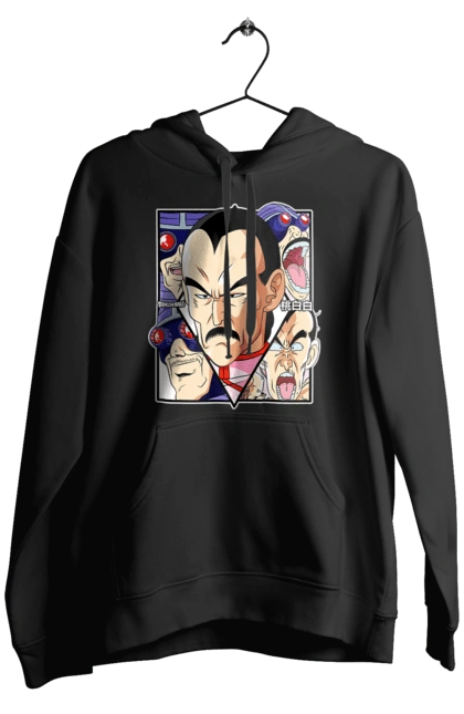 Men`s hoodie with prints Dragon Ball Tao Pai Pai. Anime, dragon ball, goku, manga, mercenary tao, tao pai pai, tv series, vegeta. 2070702