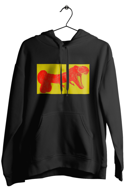 Чоловіче худі з принтом "Член Динозавр". Динозавр, писюн, член. 2070702