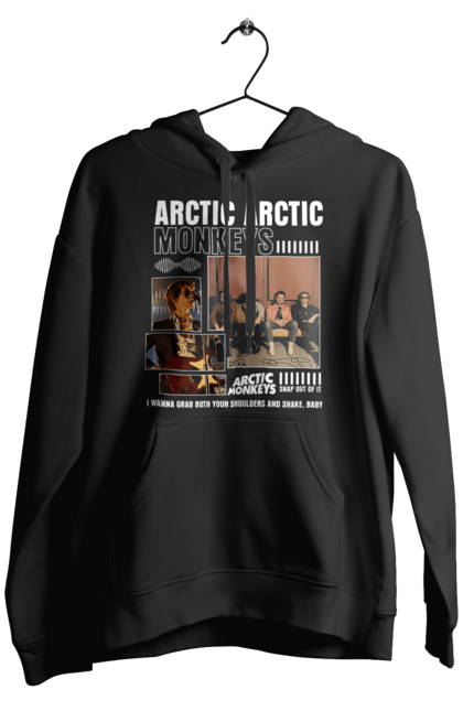 Чоловіче худі з принтом "Arctic Monkeys". Arctic monkeys, арктичні мавпи, гаражний рок, група, інді рок, музика, постпанк ривайвл, психоделічний рок, рок. 2070702