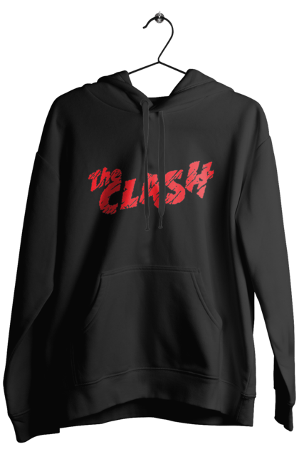 Men's hoodie with prints The Clash. Clash, dub, group, music, punk, punk rock, reggae, rock, rock`n`roll. 2070702