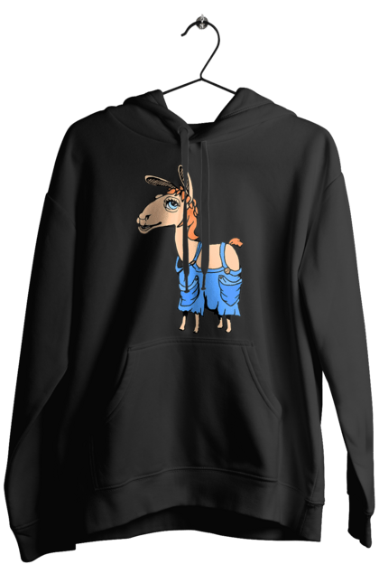 Чоловіче худі з принтом "Лама В Комбінезоні". Комбінезон, лама. 2070702