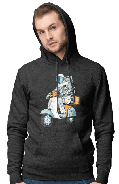 Astronaut on a motorcycle