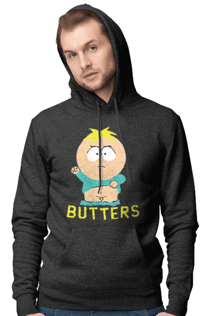 Men's hoodie with prints South Park Butters. Butters, cartoon, leopold stotch, south park. 2070702