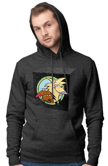 Чоловіче худі з принтом "Black Box". Black box, бобер, боєприпас, коробка, повернись живим. 2070702