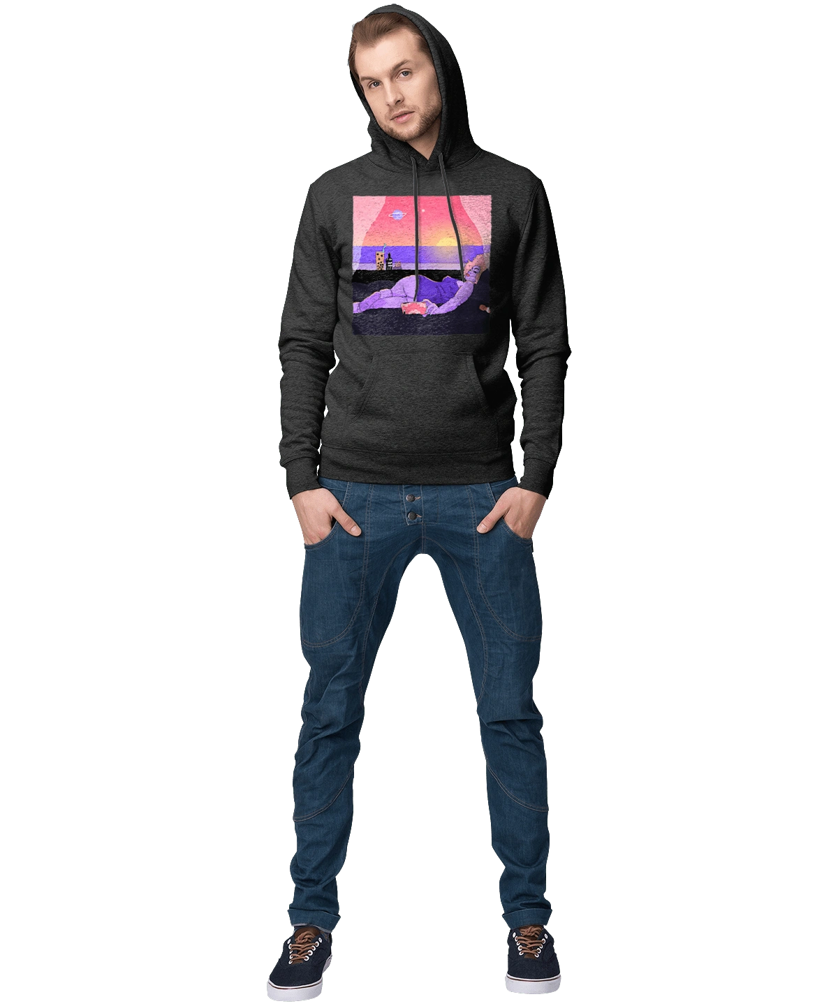 Purple Girl On Vacation