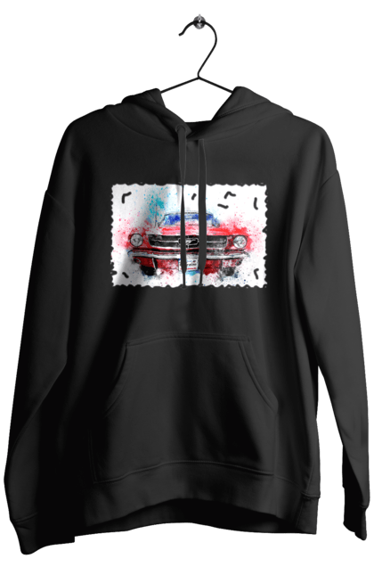 Чоловіче худі з принтом "Автомобіль мустанг". Автомобіль мустанг, донати, допомога, дорога, колесо, конь, машина, мустанг, пейпел, україна. 2070702
