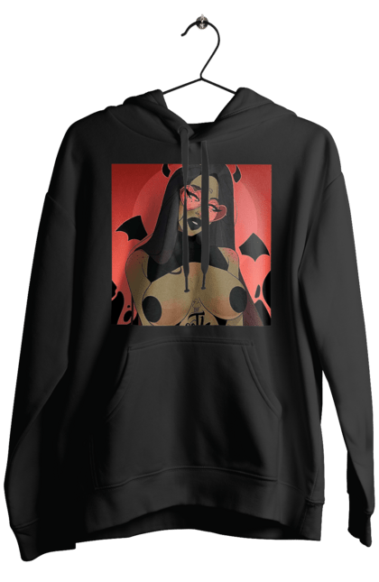 Чоловіче худі з принтом "Диявол З Цицьками". Гола, диявол, сиськи. 2070702