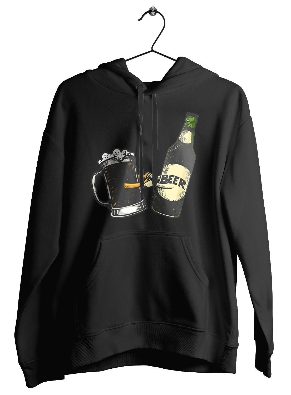 Bottle Of Beer With A Glass Of Beer