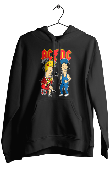 Чоловіче худі з принтом "AC/DC". Ac dc, acdc, блюз рок, важкий рок, група, музика, рок н ролл, хард рок. 2070702