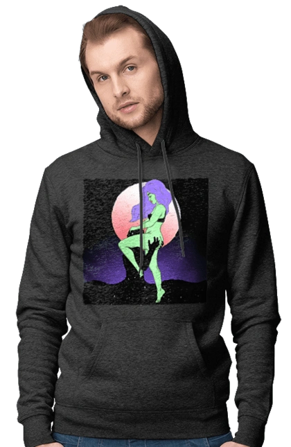 Зелена Дівчина І Місяць