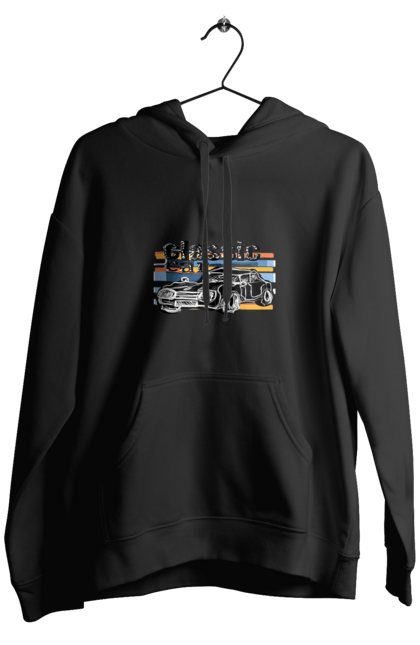 Чоловіче худі з принтом "Принт Класичний Автомобіль". Автомобіль, класичний, ретро авто, старовинний автомобіль. 2070702