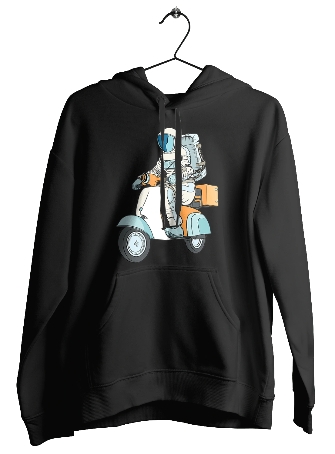 Astronaut on a motorcycle