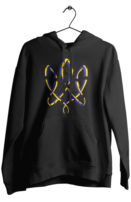 Чоловіче худі з принтом "Тризуб України герб". Воля, герб, символ україни, тризуб, тризуб україни, тризуб україни герб, україна, українська символіка. 2070702