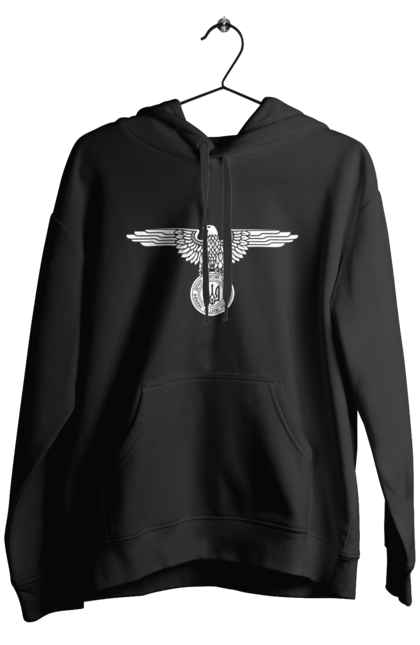 Чоловіче худі з принтом "Тризуб і Орел". Герб, герб україни, орел, патріотичне, україна, українська символіка, українське. 2070702