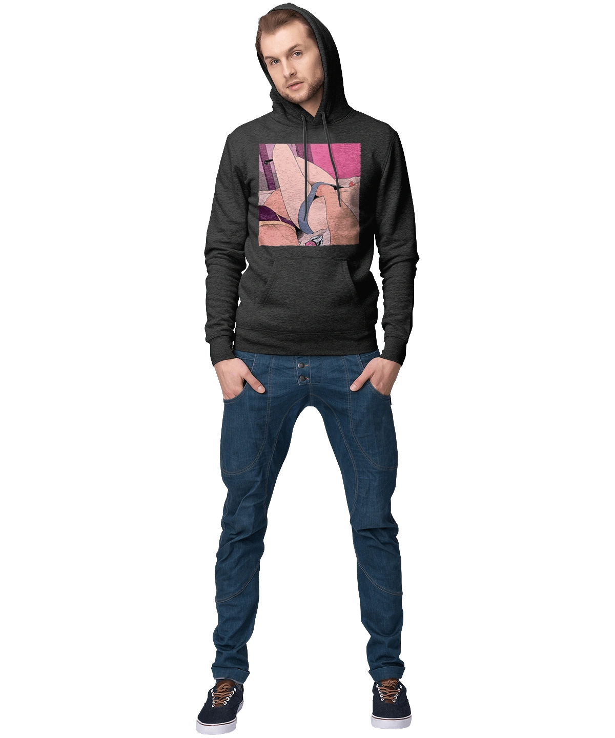 Male Hand In Women's Panties