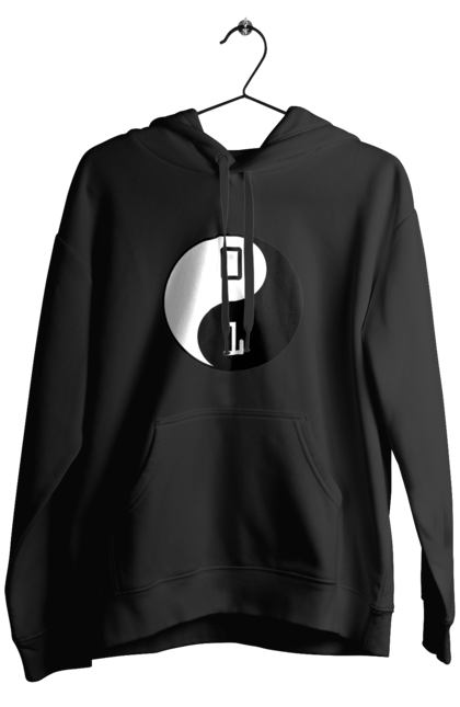 Чоловіче худі з принтом "Інь Янь". Angular, c, css, html, it, javascript, jquery, php, python, react, svelt, vue, айтишник, айті, гумор, код, кодувати, прогер, програміст, програмісти, ти ж, ти ж програміст, тиж програміст. 2070702