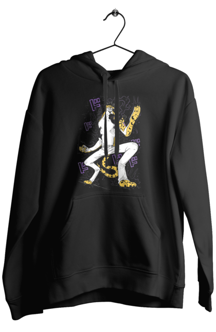 Men's hoodie with prints One Piece Rob Lucci. Anime, lucci, manga, one piece, pirates, rob lucci. 2070702