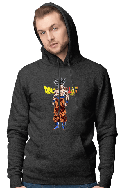 Men's hoodie with prints Dragon Ball Son Goku. Anime, dragon ball, goku, manga, son goku, tv series. 2070702