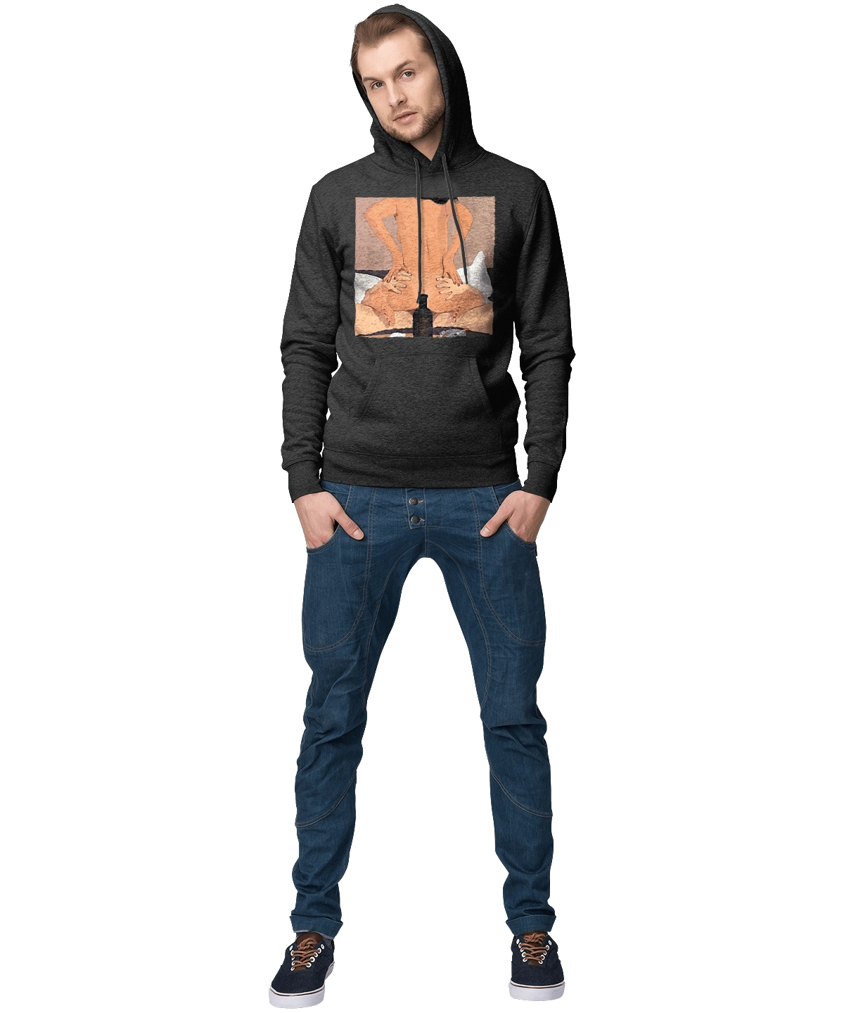 Голая Девушка, Бутылка И Сигареты