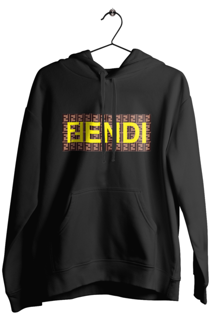 Чоловіче худі з принтом "Fendi". Fendi, lvmh, бренд, будинок моди, італія, люкс, мода, одяг, сумка, фенді. 2070702