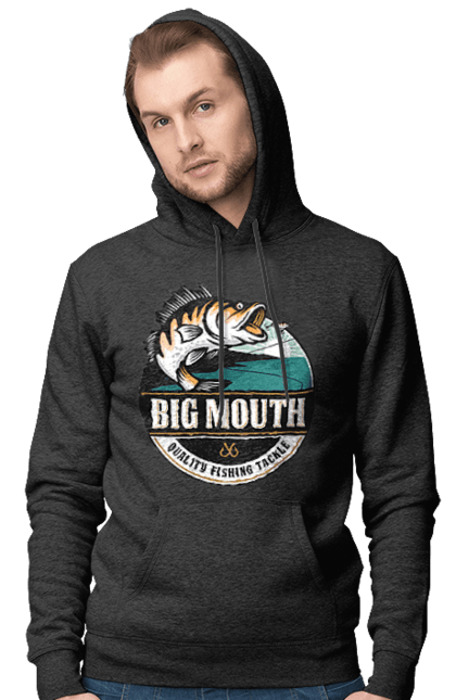 Men`s hoodie with prints Fishing. Fish, fisherman, fisherman`s fork, fishing, hobby. 2070702
