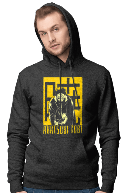 Чоловіче худі з принтом "Наруто Учіха Обіто". Naruto, obito, obito uchiha, аніме, манга, наруто, обіто, серіал, учіха, учіха обіто. futbolka.stylus.ua