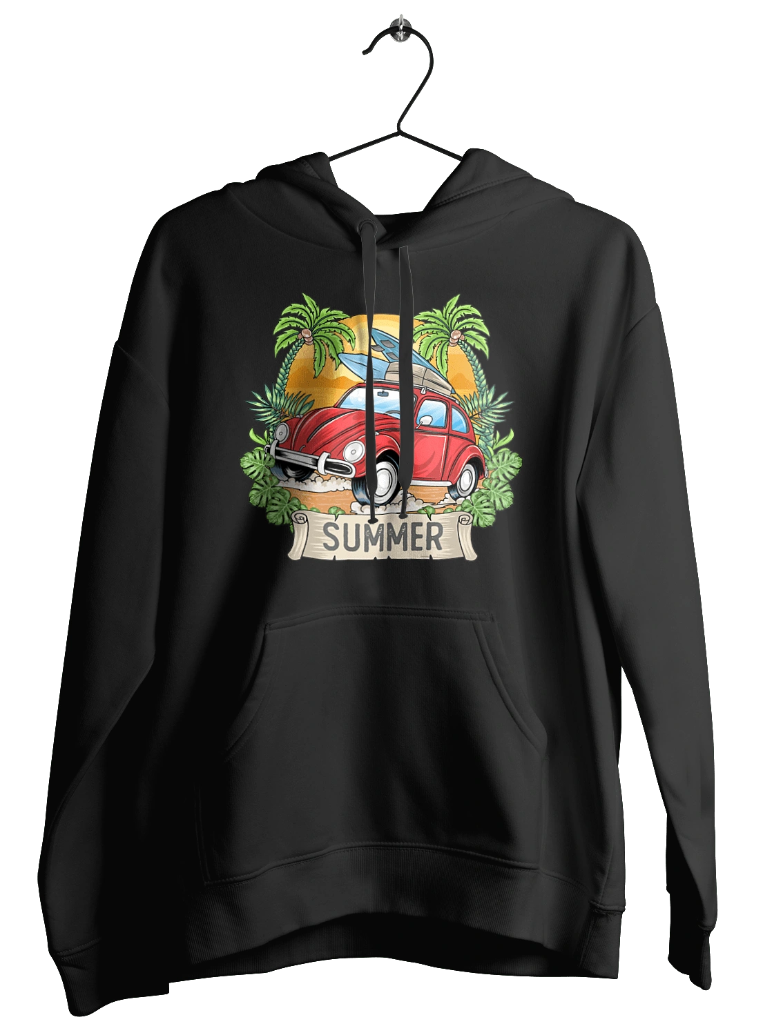 Summer, Car And Palm Trees