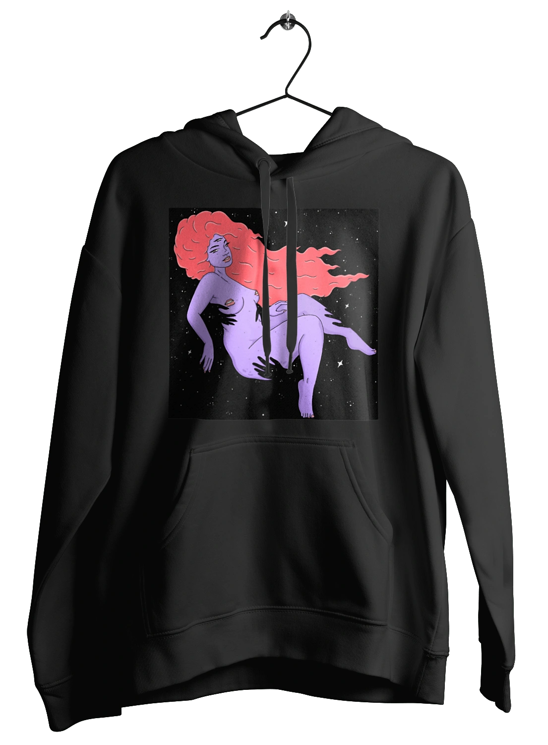 Фіолетова Дівчина В Чорній Дирі