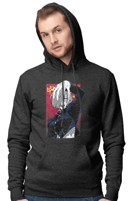 Men's hoodie with prints Jujutsu Kaisen Nobara. Anime, dark fantasy, jujutsu kaisen, magic battle, manga, mystic, nobara, nobara kugisaki. 2070702