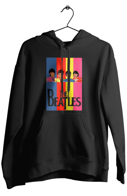 Men's hoodie with prints The Beatles. Beatles, george harrison, john lennon, liverpool four, music, paul mccartney, ringo starr. 2070702