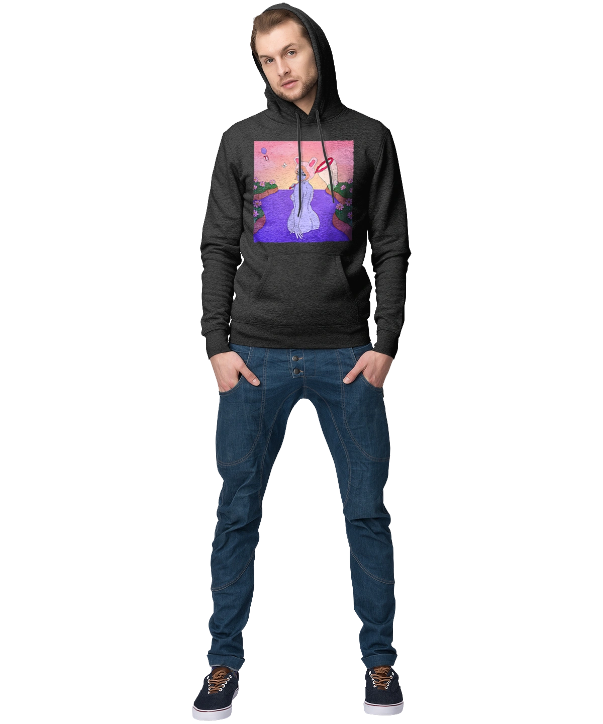 Фіолетова Дівчина На Полюванні