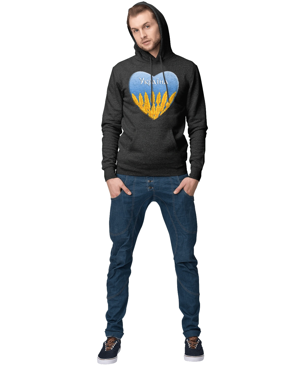 Серце з колосками Україна