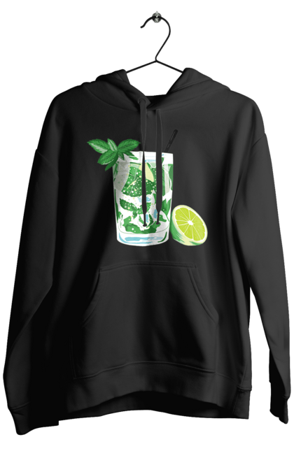 Чоловіче худі з принтом "Напій Мохіто І Лимон". Лимон, мохіто, напій. 2070702