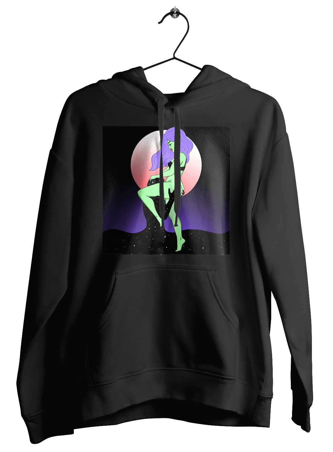 Зелена Дівчина І Місяць