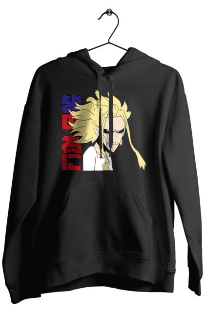 Мужское худи с принтом Моя геройская академия Всемогущий. All might, my hero academia, yagi toshinori, академия юэй, аниме, всемогущий, манга, моя геройская академия, один за всех, тошинори яги. 2070702