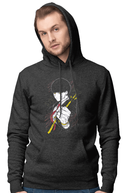 Men's hoodie with prints Magic and Muscles Mash Burnedead. Adventure, comedy, magic and muscles, manga, mash burnedead. 2070702