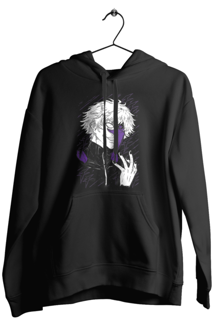 Men's hoodie with prints Tokyo ghoul. Anime, drama, fiction, horror, kaneki ken, manga, tokyo ghoul. 2070702