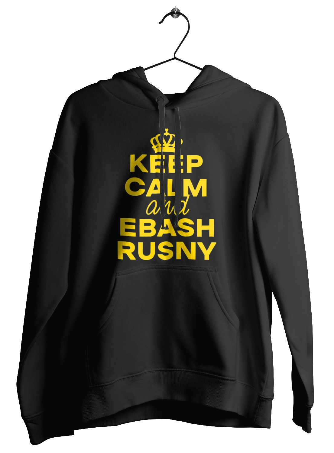Keep Calm and Ebash Rusny yellow