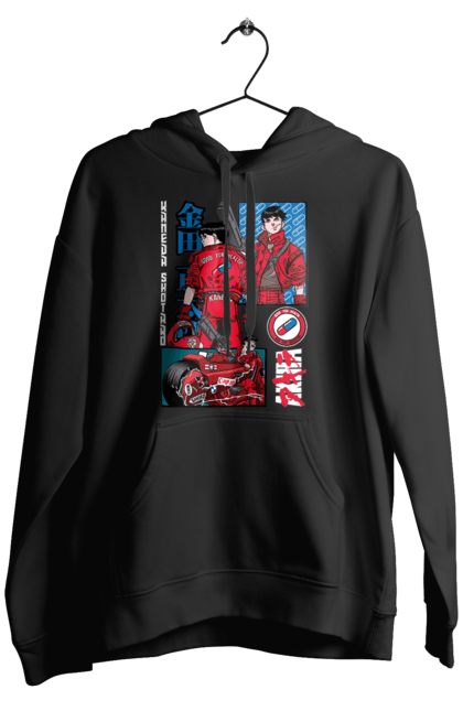 Men's hoodie with prints Akira Shotaro Kaneda. Akira, anime, cyberpunk, manga, shotaro kaneda. 2070702