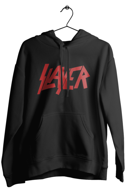 Чоловіче худі з принтом "Slayer". Slayer, грув метал, група, метал група, музика, ню метал, спід метал, треш метал, череп. 2070702