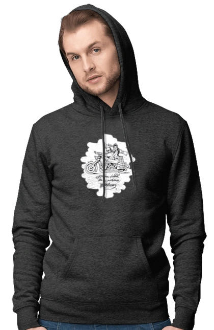 Shevchenko on a motorcycle