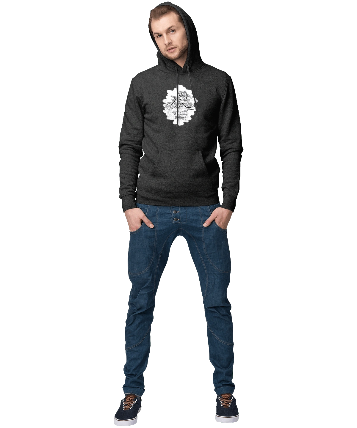 Shevchenko on a motorcycle