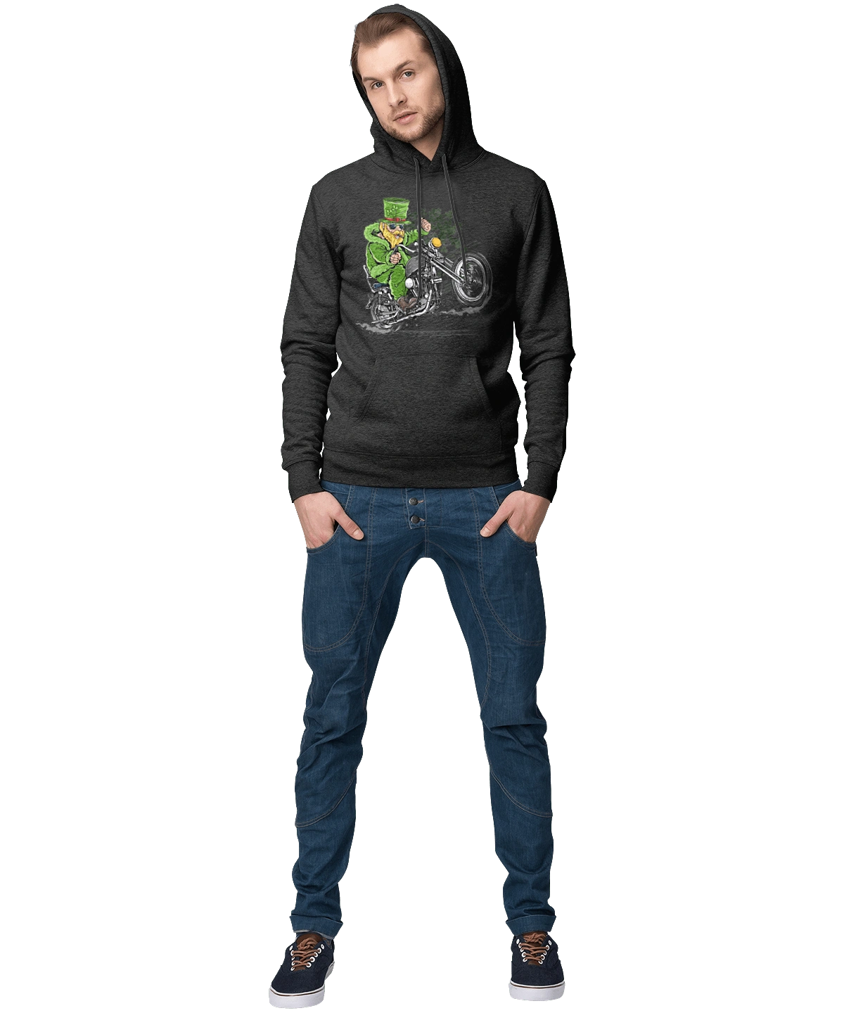 Patrick On A Motorcycle