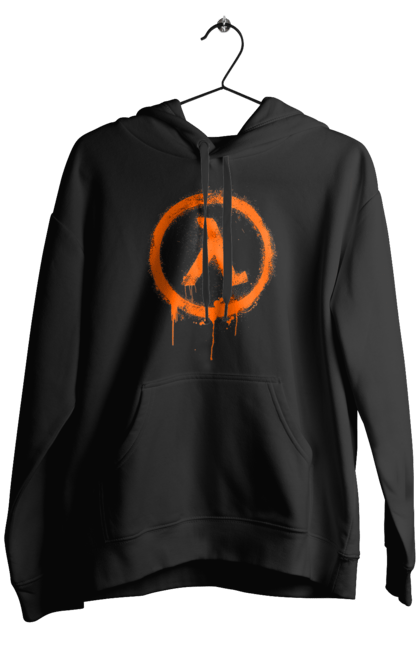 Men`s hoodie with prints Half Life. Computer game, game, gamer, half life, mission, network game, now, passed, playstation, plot, rubilovo, sierra studios, stage. 2070702