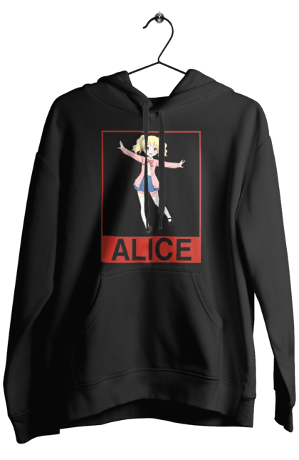 Men's hoodie with prints Kiniro Mosaic Alice Cartelet. Alice, alice cartelet, anime, gold mosaic, kiniro mosaic, kinmoza, manga. 2070702